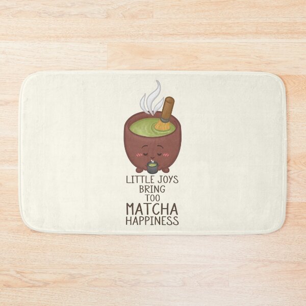 Item preview, Little Joys Bring too Matcha Happiness Pun designed and sold by Khotekmei.