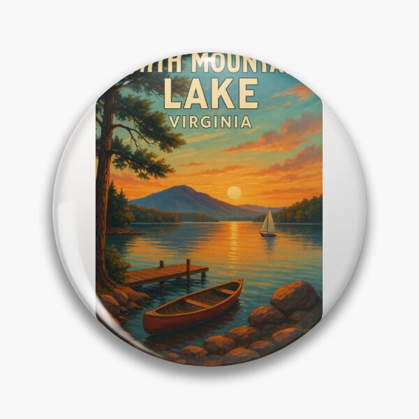 Item preview,  Smith Mountain Lake Sunset Virginia Dock View designed and sold by Places On Earth.