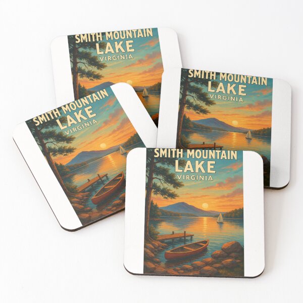Item preview,  Smith Mountain Lake Sunset Virginia Dock View designed and sold by Places On Earth.