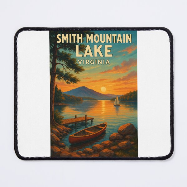 Item preview, Smith Mountain Lake Sunset Virginia Dock View designed and sold by Places On Earth.