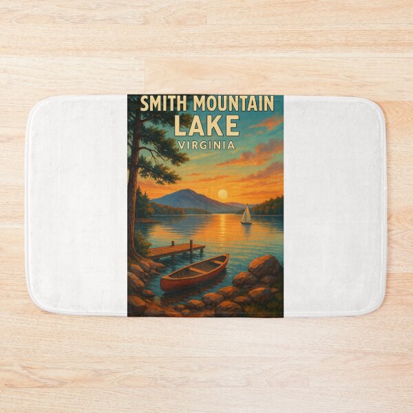 Item preview,  Smith Mountain Lake Sunset Virginia Dock View designed and sold by Places On Earth.
