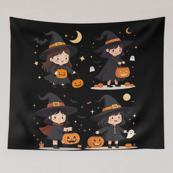 Artikelvorschau, Halloween Hexe Niedliche Cartoon Kostüm Kollektion entworfen und verkauft von Whisky1111.