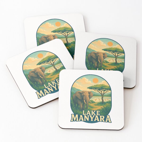 Item preview, Lake Manyara Elephant Scene Tanzania designed and sold by Places On Earth.