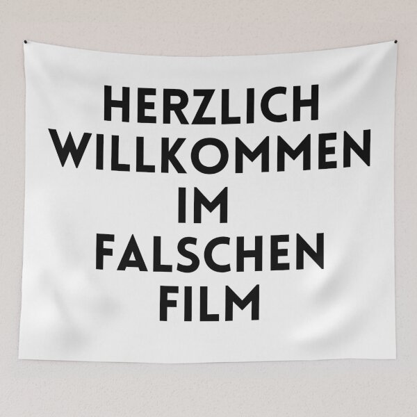 Item preview, Welcome to the wrong movie – Ironic design designed and sold by JoeAllys.