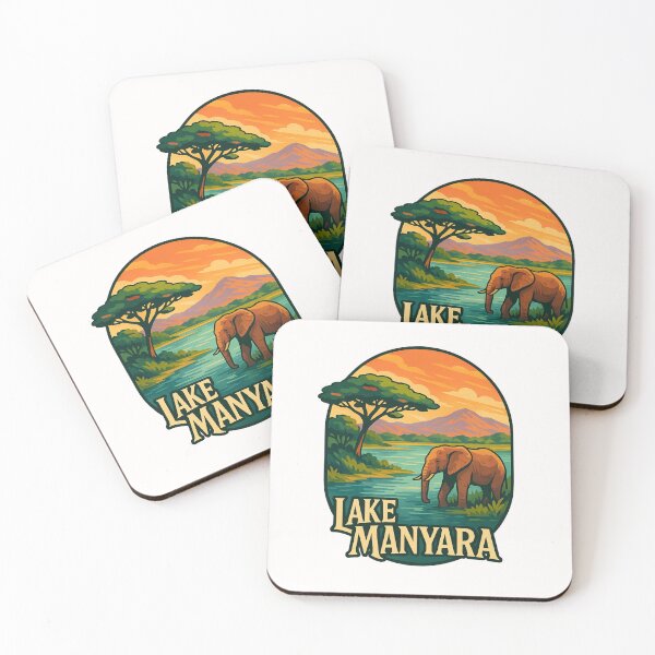 Item preview, Lake Manyara Elephant and Sunset Tanzania designed and sold by Places On Earth.