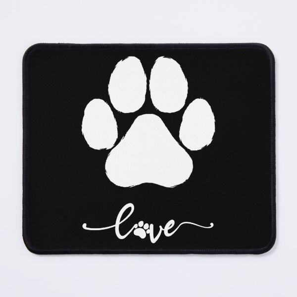 Item preview, Cool Dog Paw Print Love designed and sold by ILLYGENIX STUDIO.