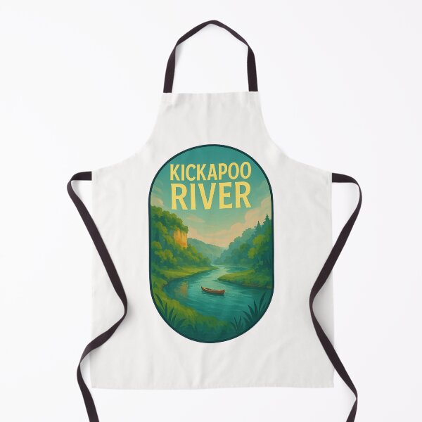 Item preview, Kickapoo River Canoe Wisconsin Blufflands designed and sold by Places On Earth.