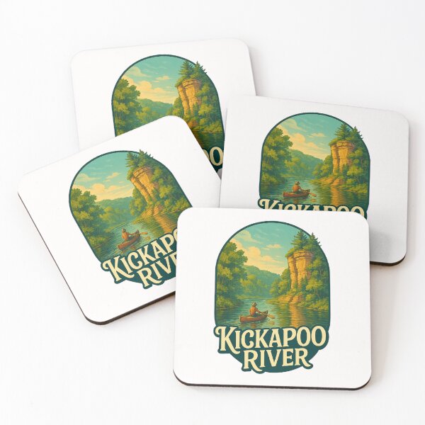 Item preview, Kickapoo River Canoeing Wildcat Mountain Wisconsin designed and sold by Places On Earth.
