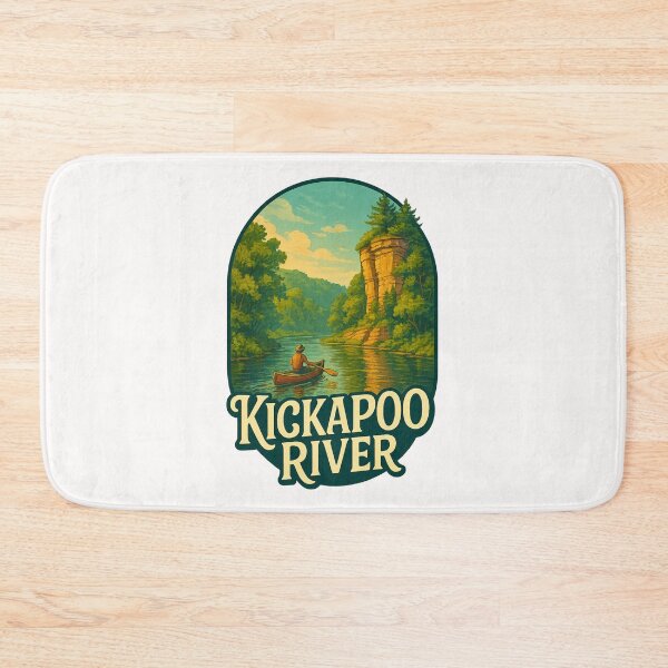 Item preview, Kickapoo River Canoeing Wildcat Mountain Wisconsin designed and sold by Places On Earth.