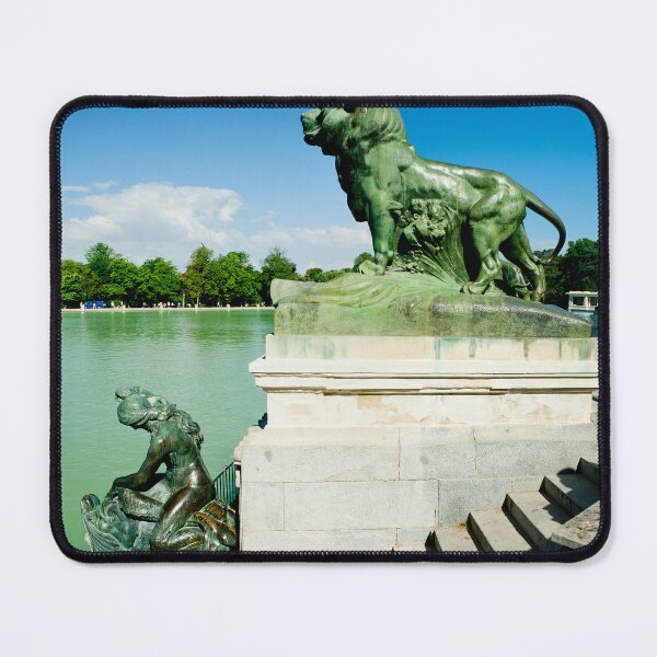 Item preview, Regal Lion Statue at Madrid's Retiro Park Monument designed and sold by Clavivs.