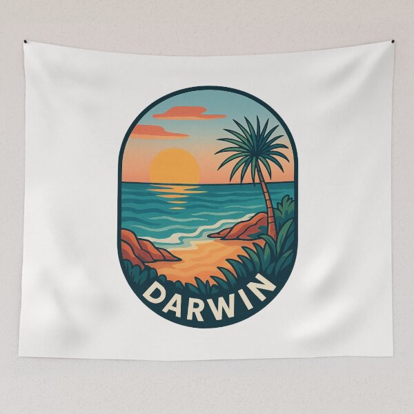 Item preview, Darwin Sunset Beach Scene Northern Territory designed and sold by Places On Earth.