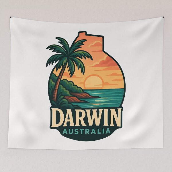Item preview, Darwin Australia Tropical Sunset Coastline designed and sold by Places On Earth.