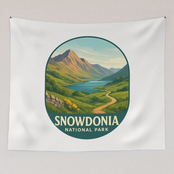 Item preview, Snowdonia Pathway and Valley North Wales designed and sold by Places On Earth.
