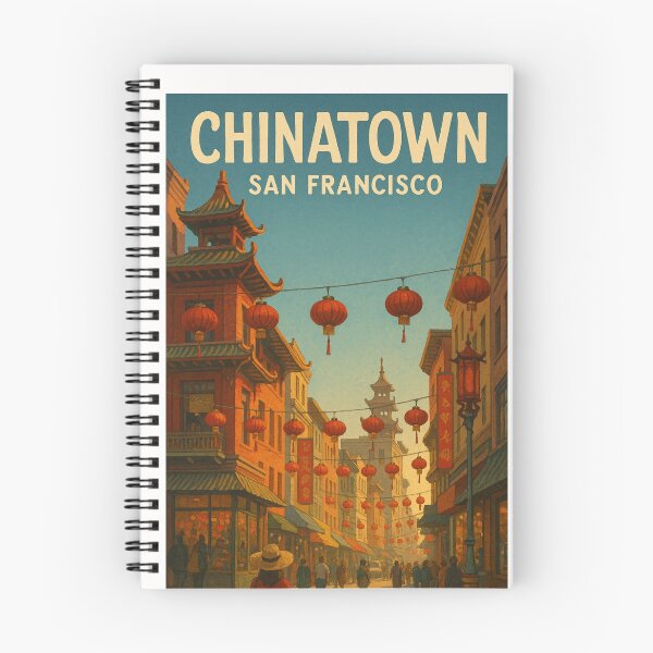 Item preview, Chinatown San Francisco Lantern Street View designed and sold by Places On Earth.