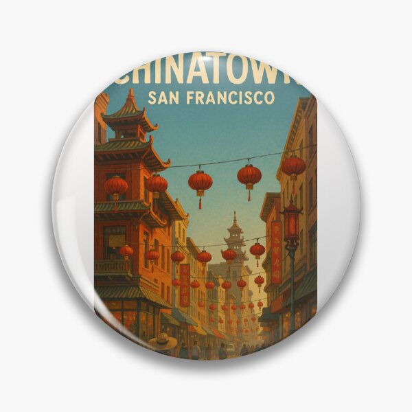 Item preview, Chinatown San Francisco Lantern Street View designed and sold by Places On Earth.