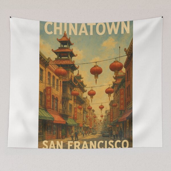 Item preview, Chinatown San Francisco Historic Gate View designed and sold by Places On Earth.