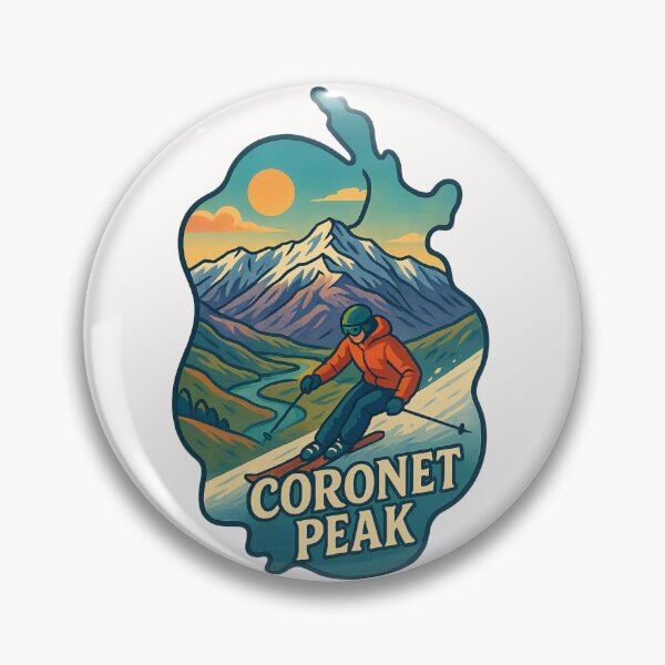 Item preview, Coronet Peak Skiing South Island New Zealand designed and sold by Places On Earth.