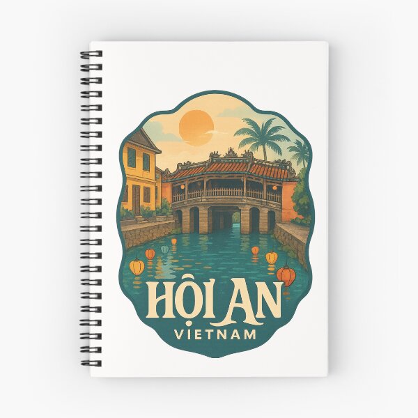 Item preview, Hoi An Japanese Bridge Sunset Vietnam designed and sold by Places On Earth.