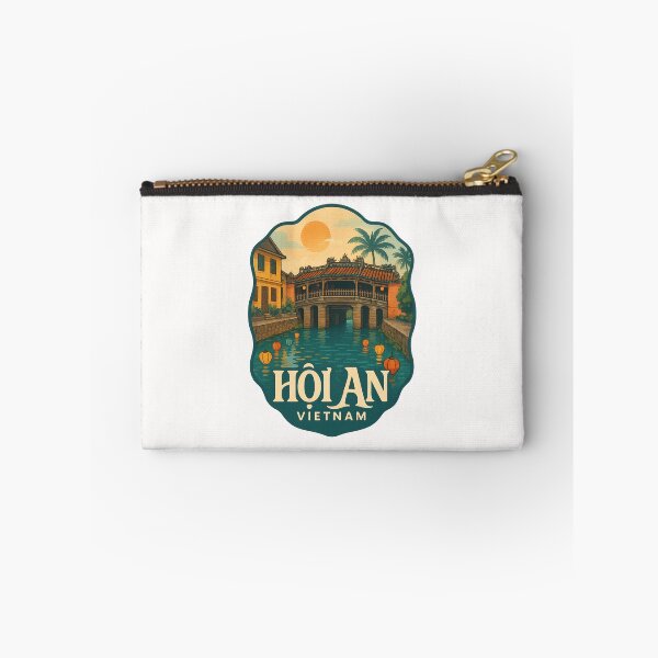 Item preview, Hoi An Japanese Bridge Sunset Vietnam designed and sold by Places On Earth.