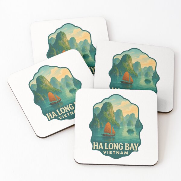 Item preview, Ha Long Bay Limestone Islands Vietnam designed and sold by Places On Earth.