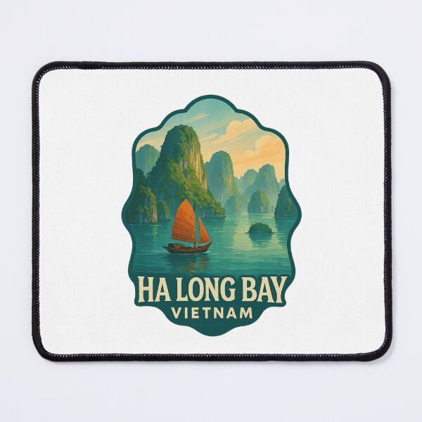 Item preview, Ha Long Bay Limestone Islands Vietnam designed and sold by Places On Earth.