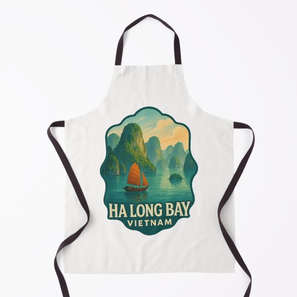 Item preview, Ha Long Bay Limestone Islands Vietnam designed and sold by Places On Earth.