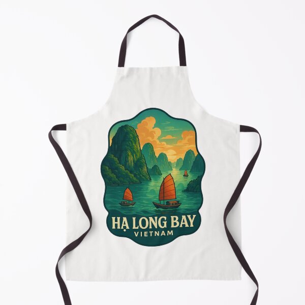 Item preview, Ha Long Bay Sunset Boats Vietnam designed and sold by Places On Earth.
