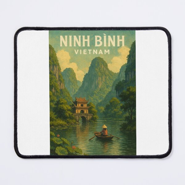 Item preview, Ninh Binh Pagoda River View Vietnam designed and sold by Places On Earth.