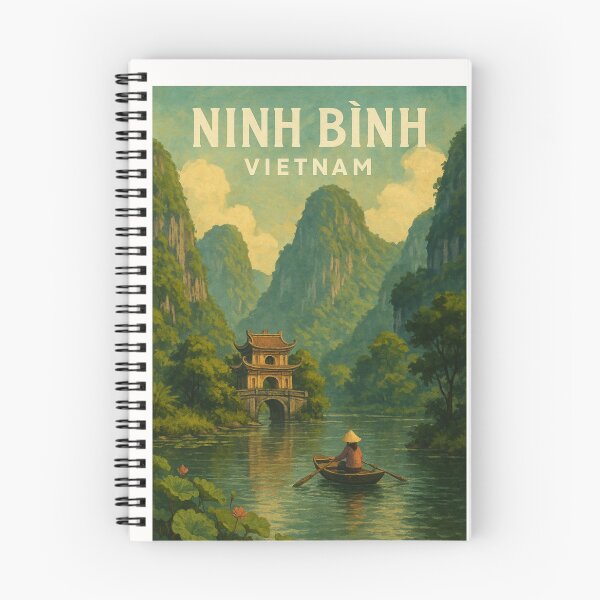 Item preview, Ninh Binh Pagoda River View Vietnam designed and sold by Places On Earth.