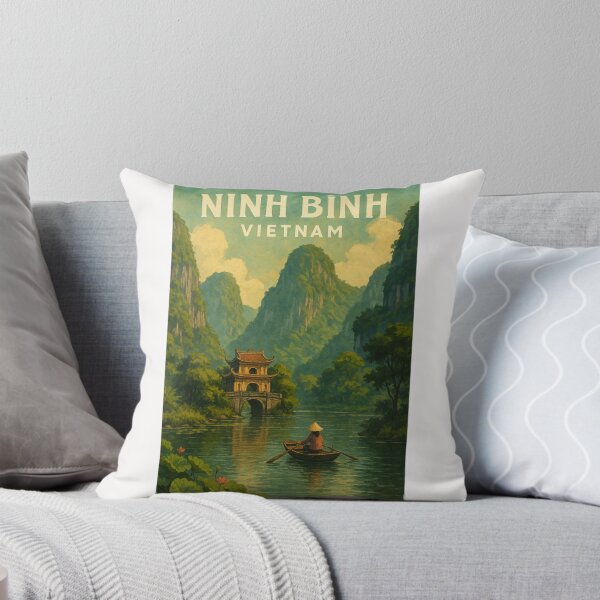 Item preview, Ninh Binh Pagoda River View Vietnam designed and sold by Places On Earth.
