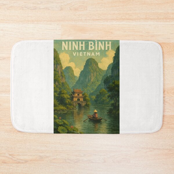 Item preview, Ninh Binh Pagoda River View Vietnam designed and sold by Places On Earth.
