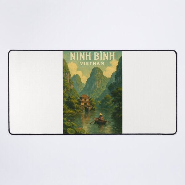Item preview, Ninh Binh Pagoda River View Vietnam designed and sold by Places On Earth.