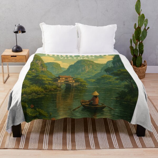 Item preview, Ninh Binh Pagoda River View Vietnam designed and sold by Places On Earth.