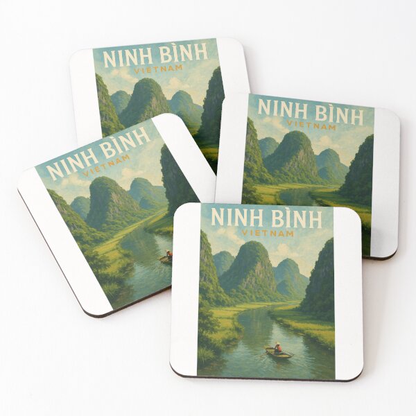 Item preview, Ninh Binh River Valley Karst Mountains Vietnam designed and sold by Places On Earth.