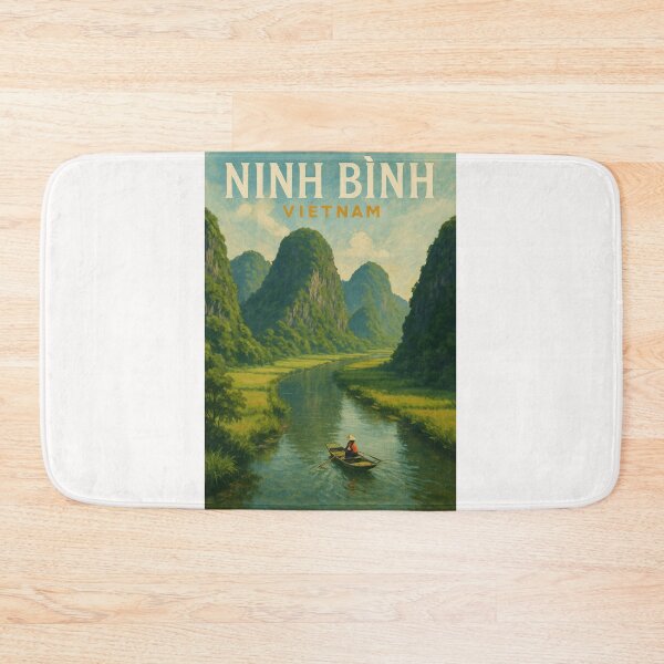Item preview, Ninh Binh River Valley Karst Mountains Vietnam designed and sold by Places On Earth.