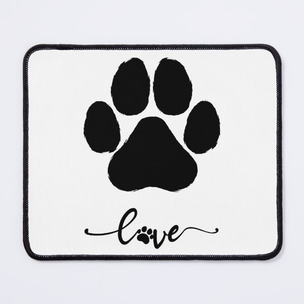 Item preview, Cool Dog Paw Print Love designed and sold by ILLYGENIX STUDIO.