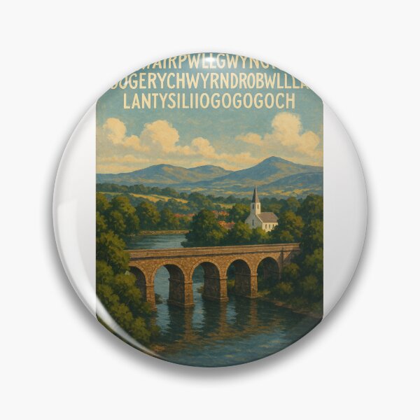 Item preview, Llanfairpwllgwyngyll Stone Bridge North Wales designed and sold by Places On Earth.