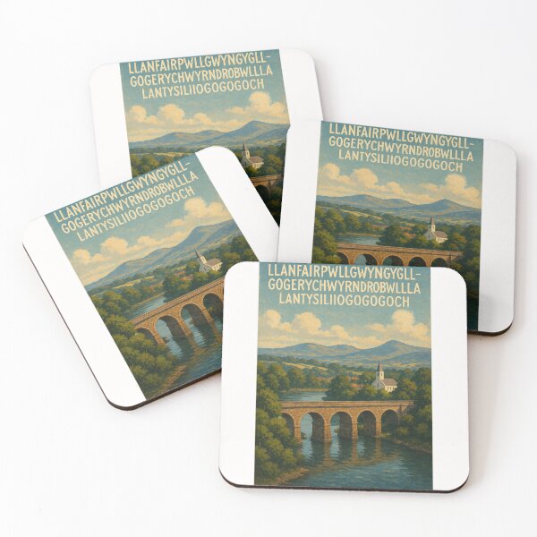 Item preview, Llanfairpwllgwyngyll Stone Bridge North Wales designed and sold by Places On Earth.