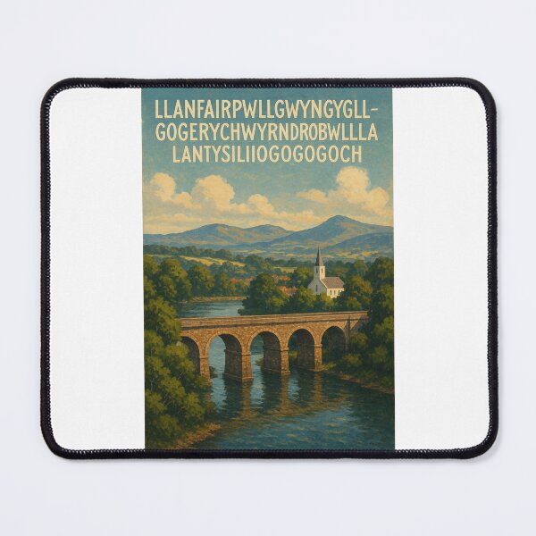 Item preview, Llanfairpwllgwyngyll Stone Bridge North Wales designed and sold by Places On Earth.