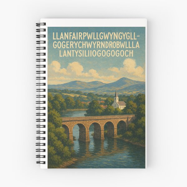 Item preview, Llanfairpwllgwyngyll Stone Bridge North Wales designed and sold by Places On Earth.