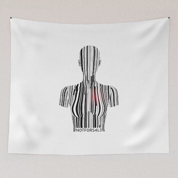 Item preview, N0T F0R 54L3 – Minimalist Barcode Statement designed and sold by Ovitees.