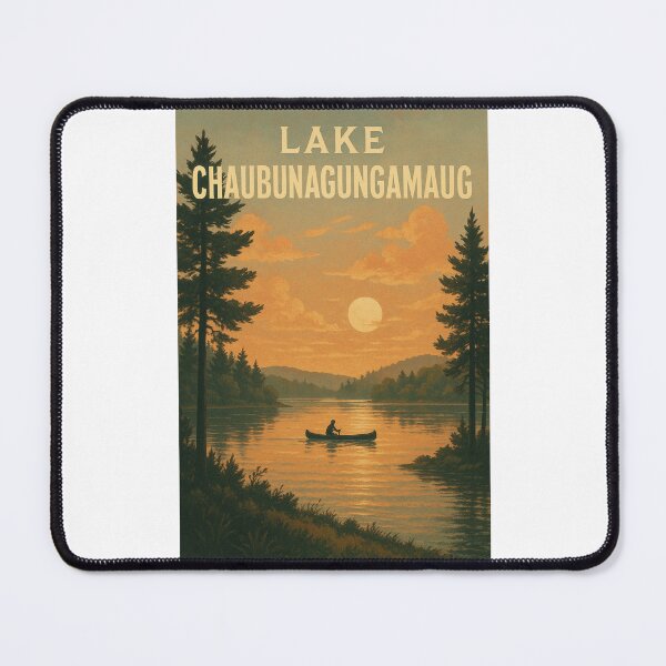 Item preview, Lake Chaubunagungamaug Sunset Massachusetts designed and sold by Places On Earth.