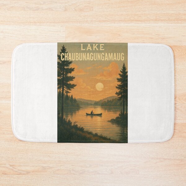 Item preview, Lake Chaubunagungamaug Sunset Massachusetts designed and sold by Places On Earth.