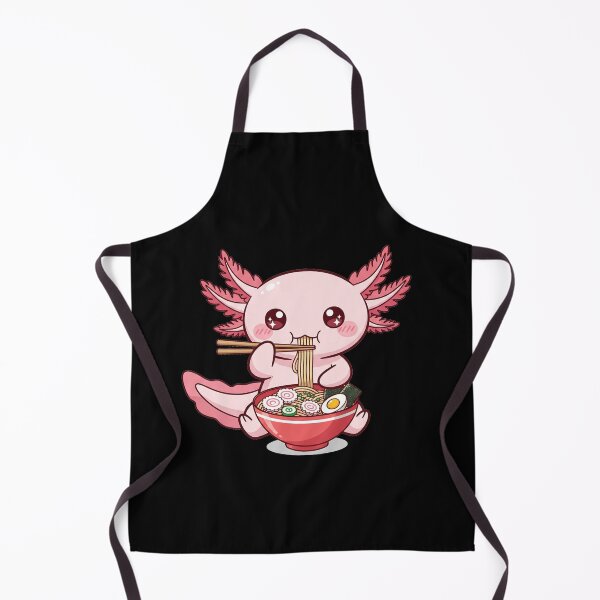 Item preview, Cute Axolotl Eating Japanese Ramen Noodles designed and sold by DesignsDominus.