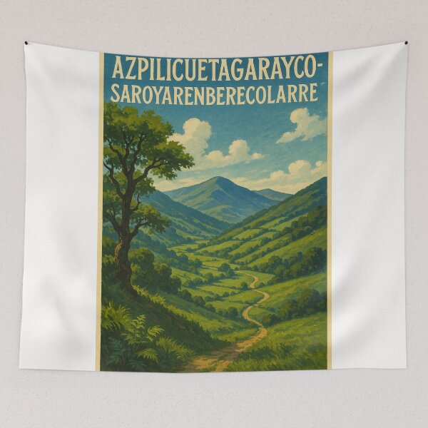 Item preview, Azpilicuetagaraycosaroyarenberecolarrea Valley Spain designed and sold by Places On Earth.