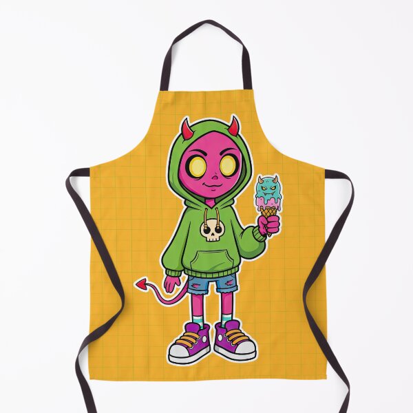 Item preview, Little Demon Enjoying Sweet Treat designed and sold by miremi.