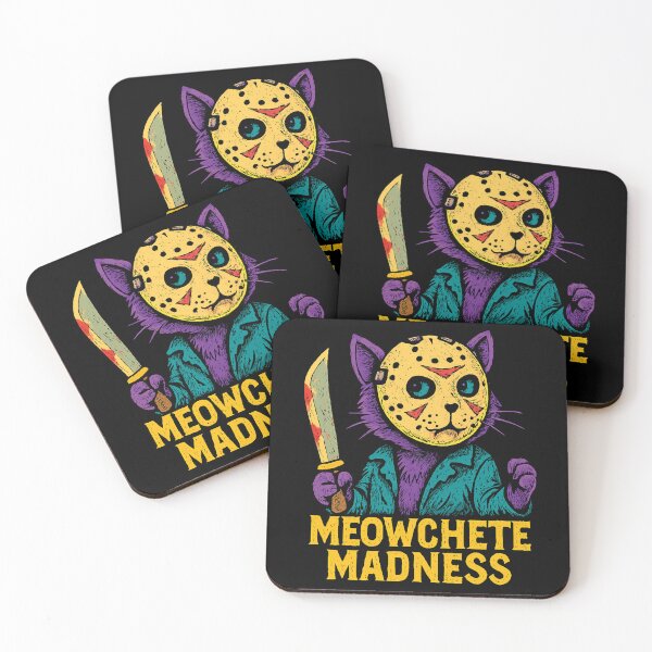 Item preview, Meowchete Madness: Slasher Cat Unleashed designed and sold by teevoxx.