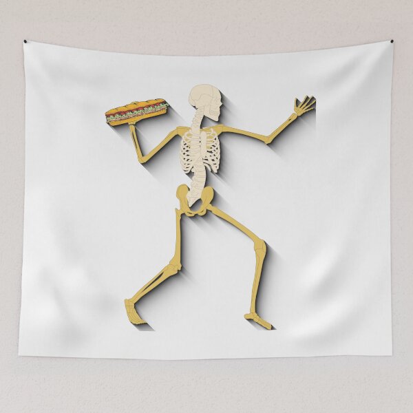 Item preview,  Sandwich Guy Skeleton – Bold Funny Statement Design designed and sold by ArtsyExplorer.