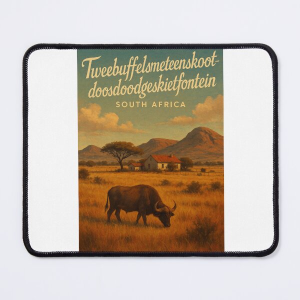 Item preview, Tweebuffelsmeteenskoot South Africa Savannah View designed and sold by Aryabek.