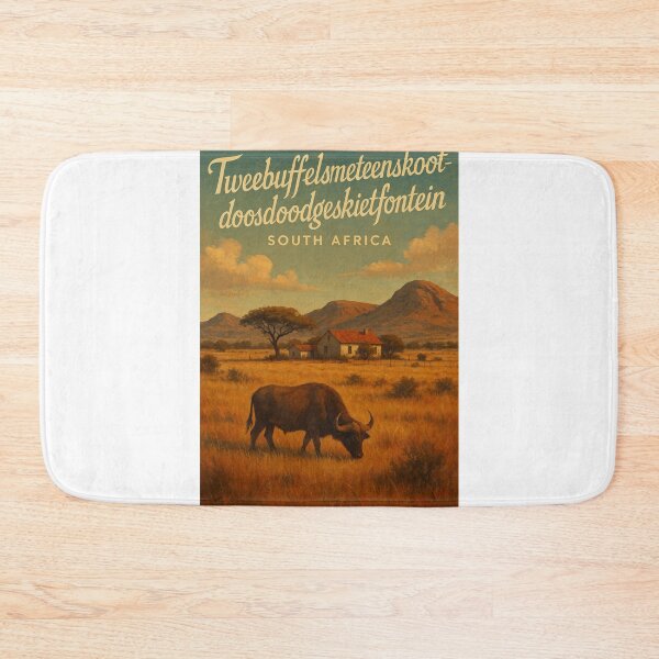 Item preview, Tweebuffelsmeteenskoot South Africa Savannah View designed and sold by Aryabek.